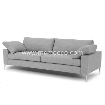 Nova Winter Gray Fabric Sofa